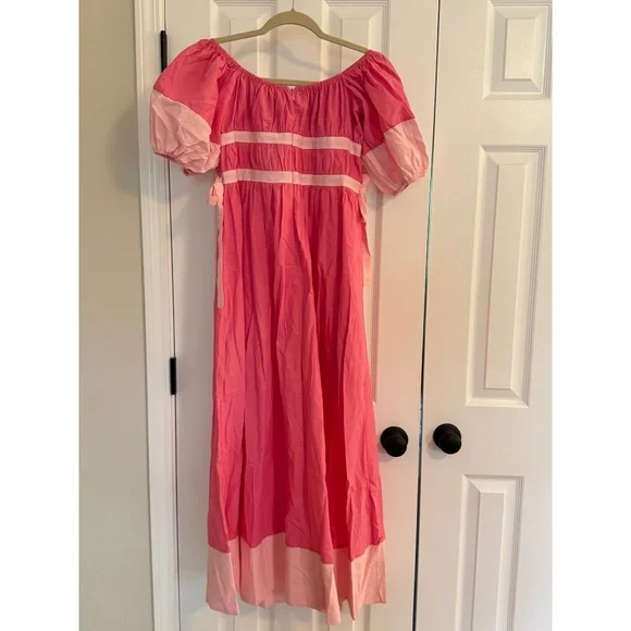 Petal and Pup Tailor Off the Shoulder Midi Dress Size 8 - Picture 6 of 8